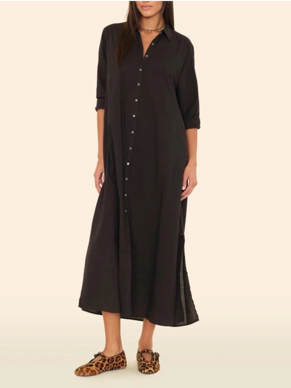 Xirena Boden Maxi Shirt Dress